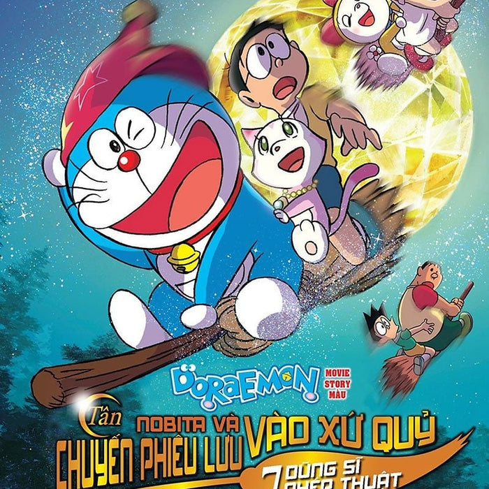 Sách - Doraemon Movie Story: Tân Nobita Và Chuyến Phiêu Lưu Vào Xứ Quỷ - 7 Dũng Sĩ Phép Thuật