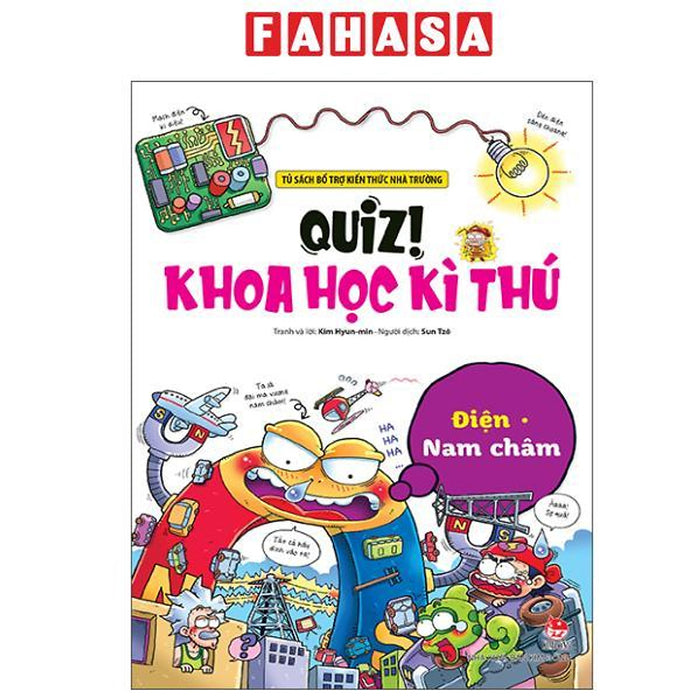 Sách - Quiz! Khoa Học Kì Thú - Điện-Nam Châm