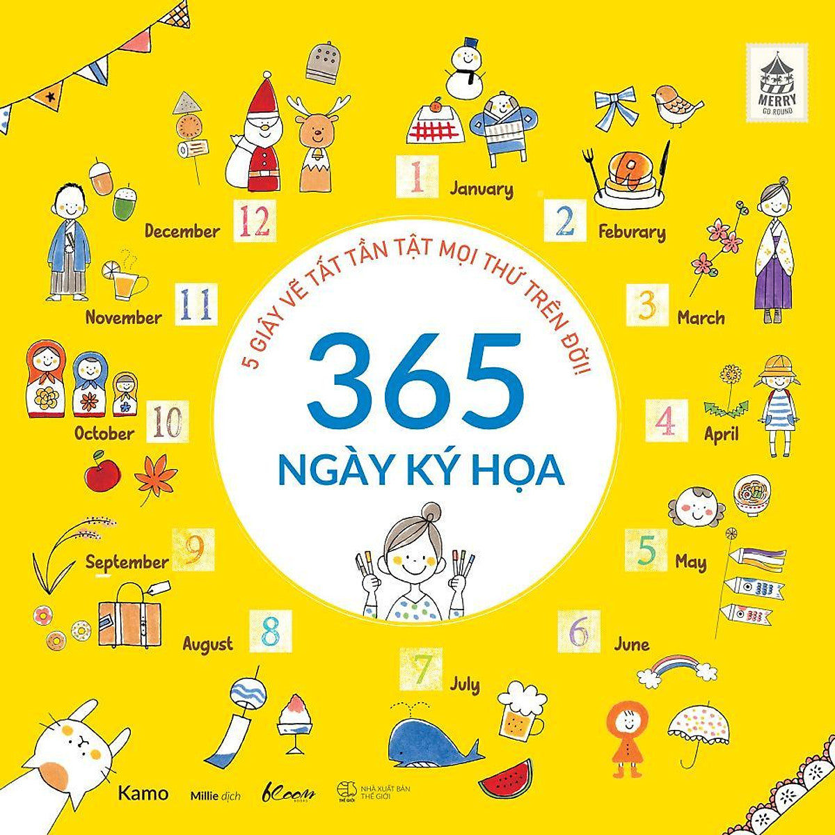 Sách - 365 Ngày Ký Họa - Az Việt Nam