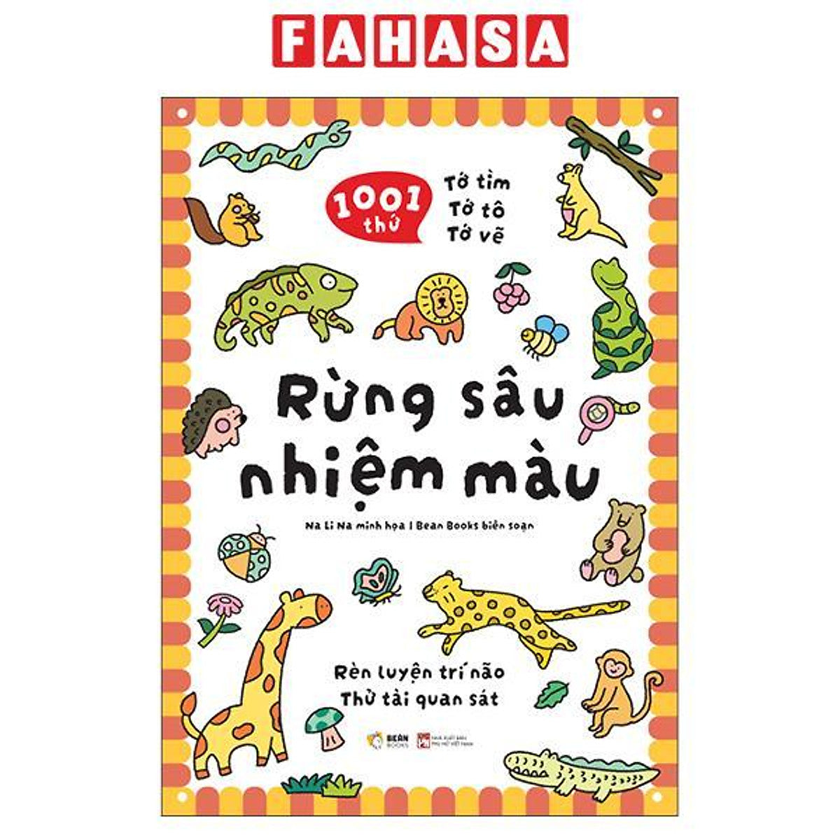 Sách - 1001 Thứ Tớ Tìm-Tớ Tô-Tớ Vẽ - Rừng Sâu Nhiệm Màu