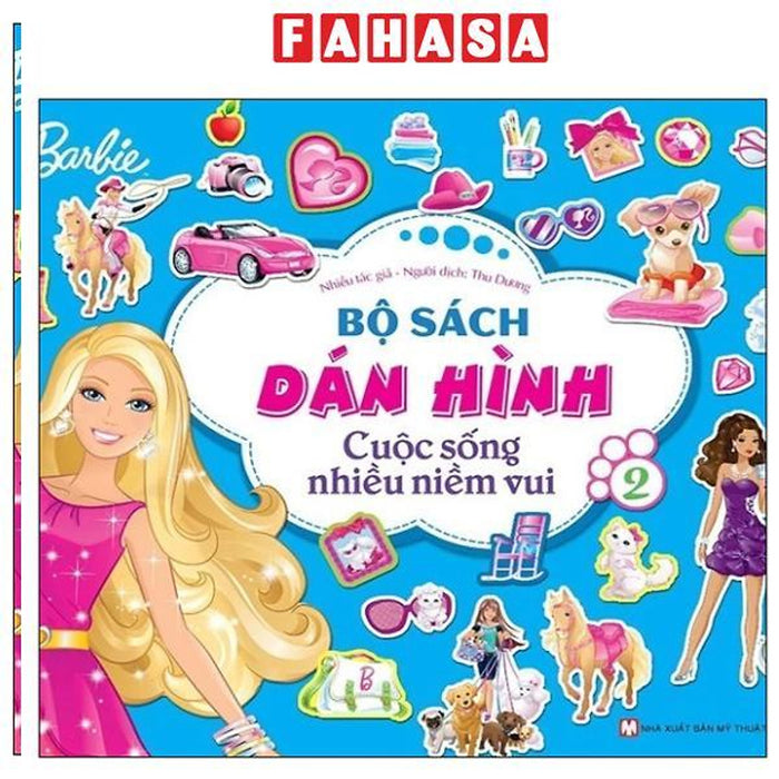 Sách - Barbie - Bộ Sách Dán Hình - Cuộc Sống Nhiều Niềm Vui - Tập 1