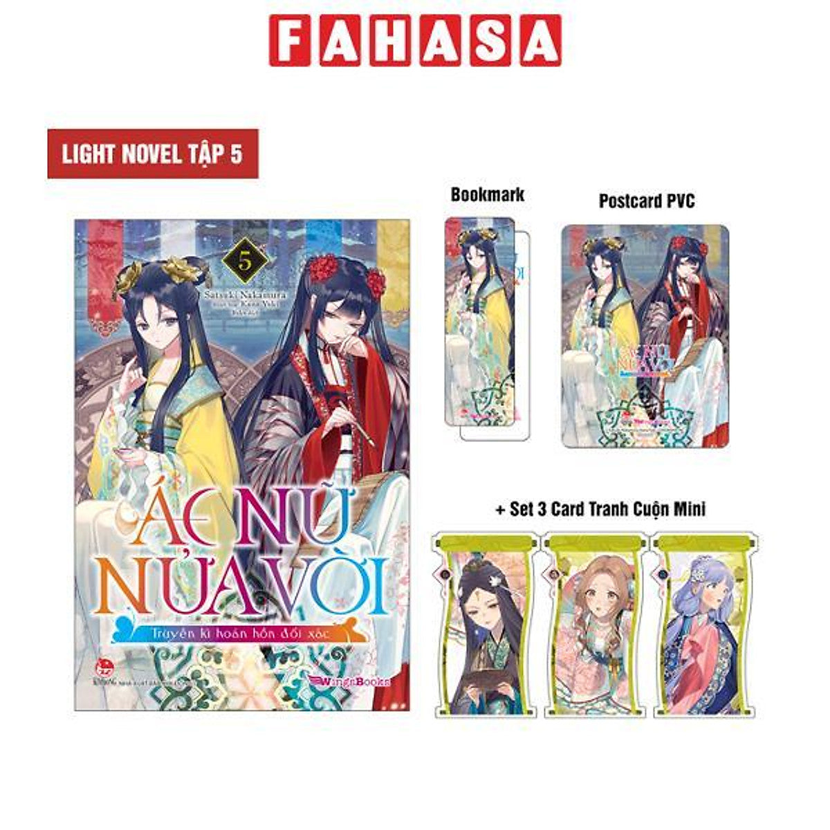 Sách - [Light Novel] Ác Nữ Nửa Vời - Truyền Kì Hoán Hồn Đổi Xác - Tập 5 - Tặng Kèm Bookmark + Postcard Pvc + Set 3 Card Tranh Cuộn Mini