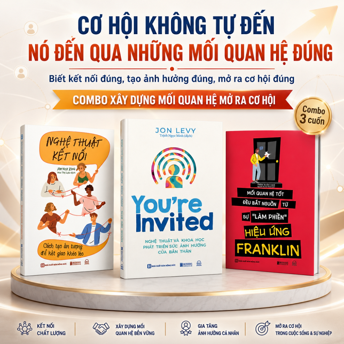 Sách - Cơ Hội Đến Qua Những Mối Quan Hệ Đúng | Xây Dựng Quan Hệ Chất Lượng – Mở Rộng Cơ Hội Thành Công