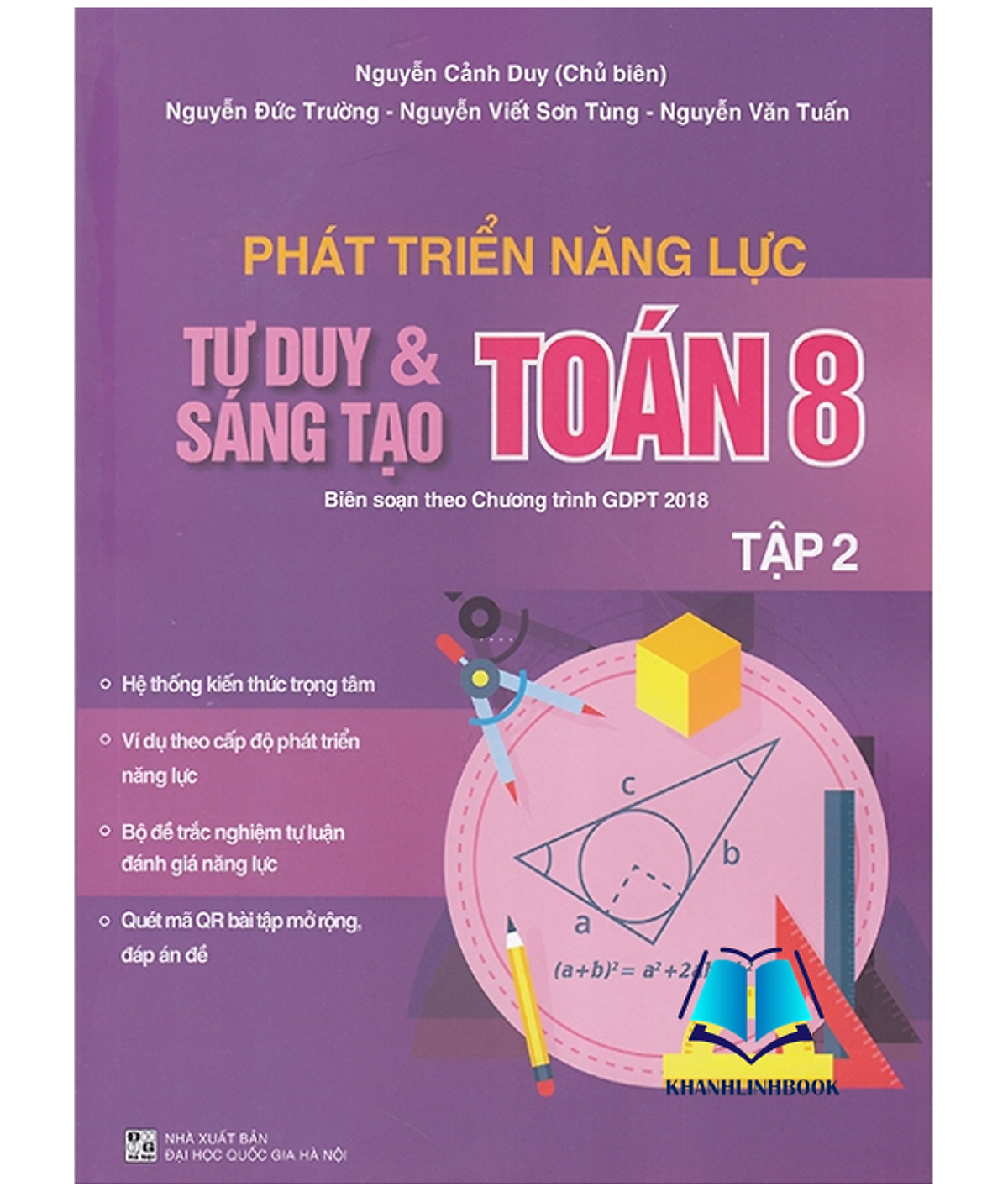 Sách - Phát Triển Năng Lực Tư Duy Và Sáng Tạo Toán 8 Tập 2 (Biên Soạn Theo Chương Trình Gdpt 2018)