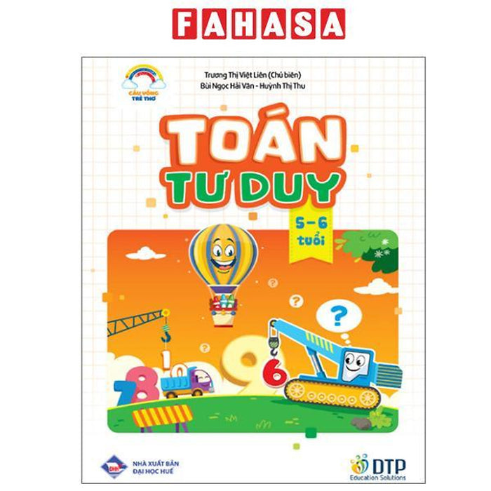 Sách - Cầu Vồng Trẻ Thơ - Toán Tư Duy 5-6 Tuổi