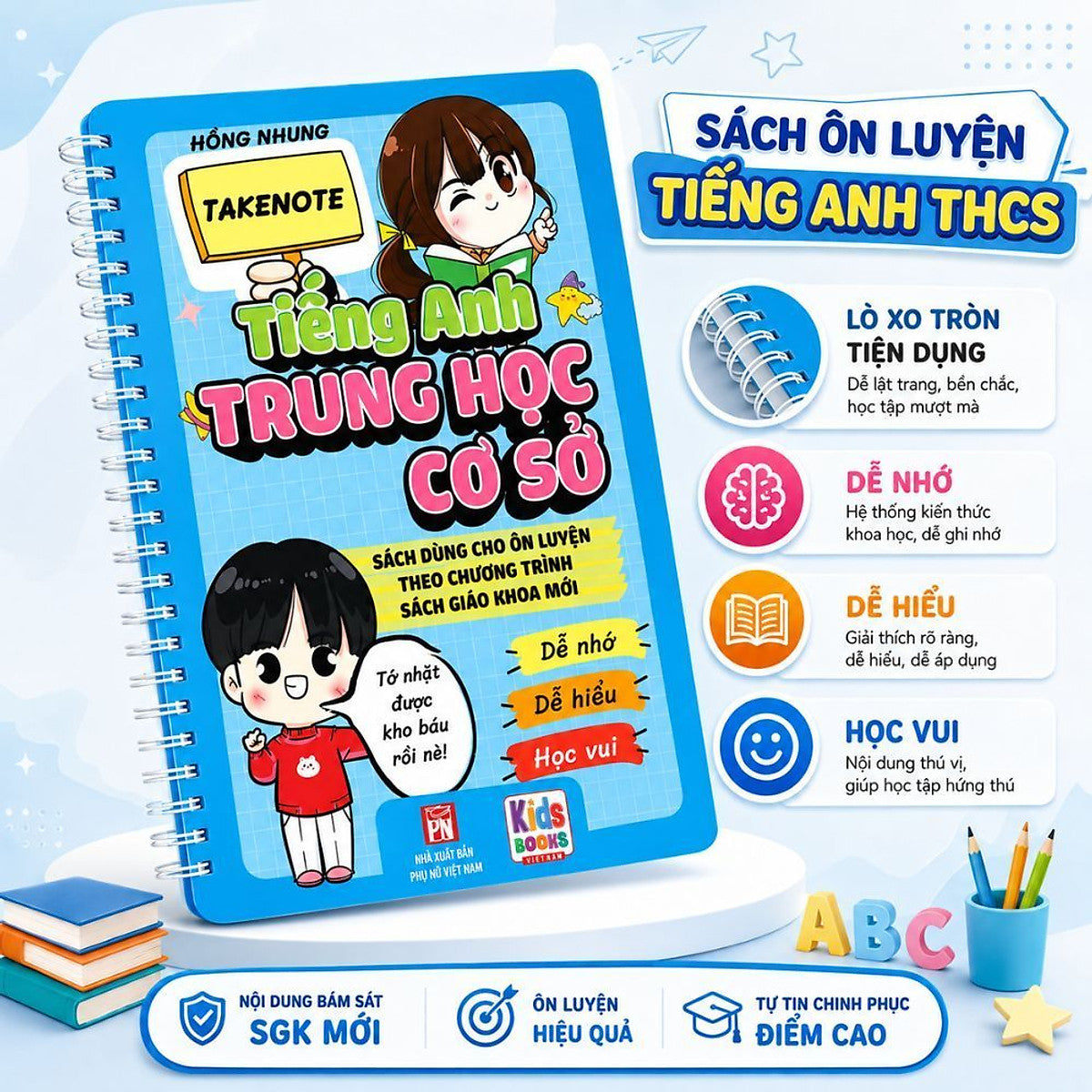 Sách Takenote Tiếng Anh Trung Học Cơ Sở, Sách Dùng Cho Ôn Luyện Theo Chương Trình Sgk Mới - Vtg