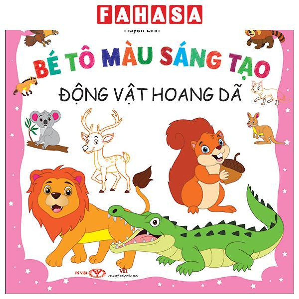 Sách - Bé Tô Màu Sáng Tạo - Động Vật Hoang Dã