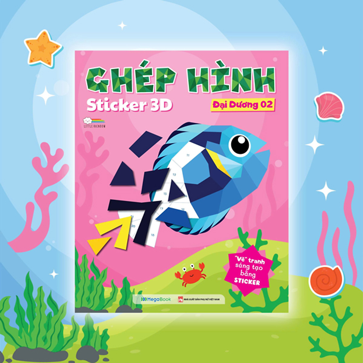 Sách Ghép Hình Sticker 3D - Đại Dương 2