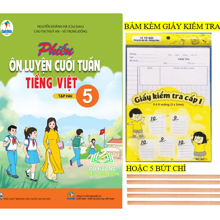 Sách - Phiếu Ôn Luyện Cuối Tuần Tiếng Việt 5 - Tập 2 (Cánh Diều)