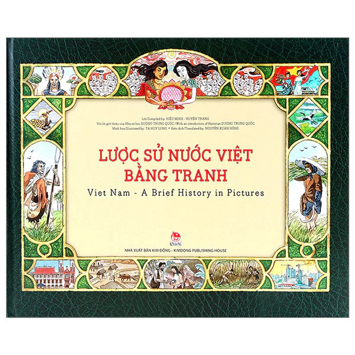 Sách - Lược Sử Nước Việt Bằng Tranh: Viet Nam - A Brief History In Pictures (Tái Bản 2019) - Bìa Cứng - Kđ