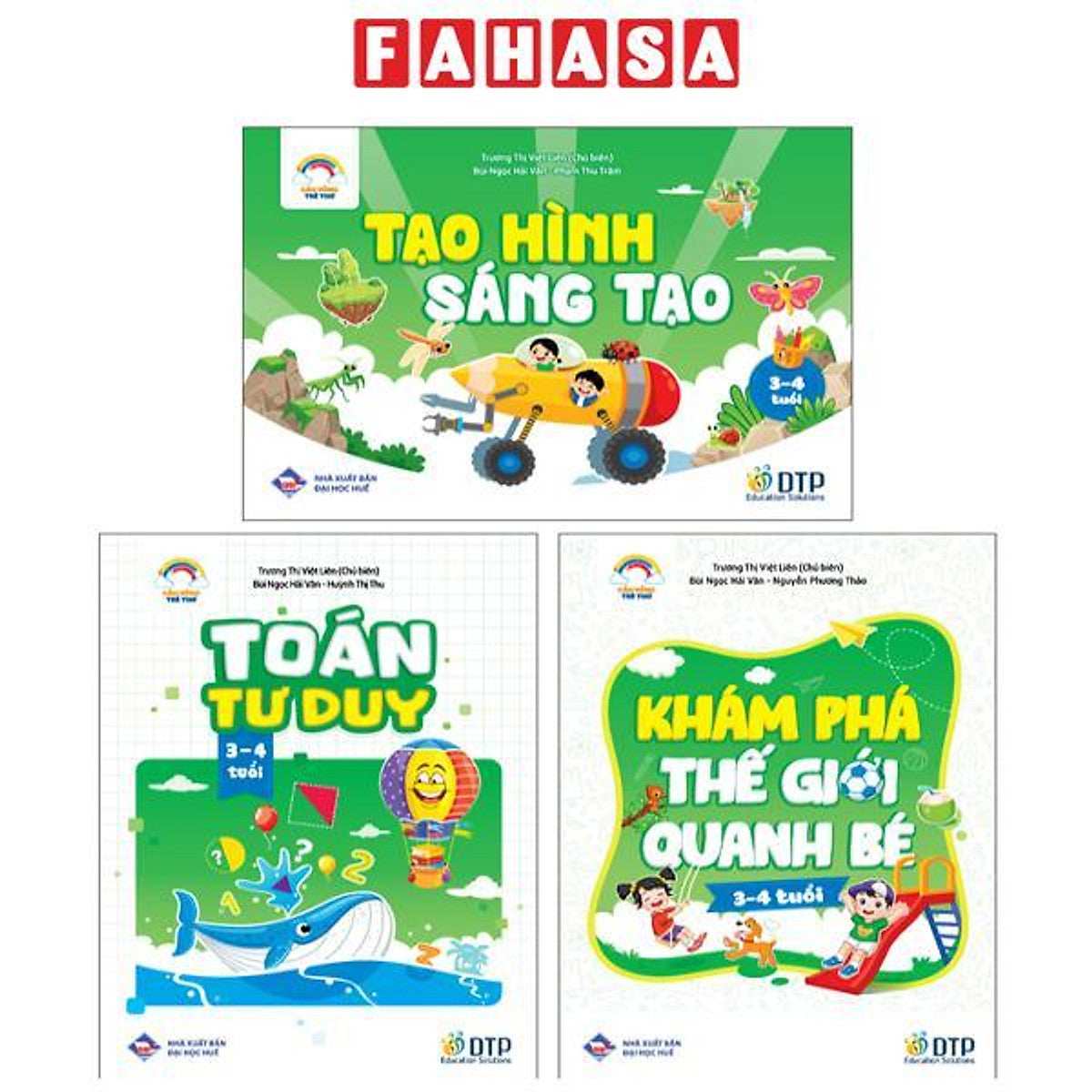 Sách - Bộ Sách Cầu Vồng Trẻ Thơ - Dành Cho Trẻ 3-4 Tuổi (Bộ 3 Quyển)