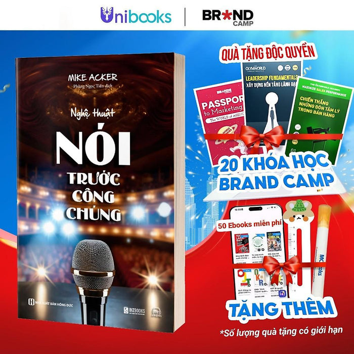 Sách - Nghệ Thuật Nói Trước Công Chúng – Bí Quyết Để Tự Tin Và Thu Hút Khi Thuyết Trình Bizbooks