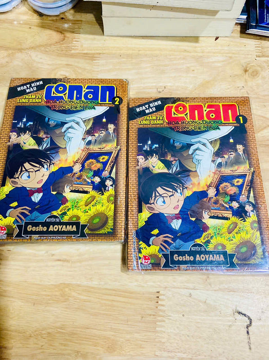 Truyện Tranh Conan Hoạt Hình Màu: Hoa Hướng Dương Trong Biển Lửa Full 2 Tập (Chang Book)