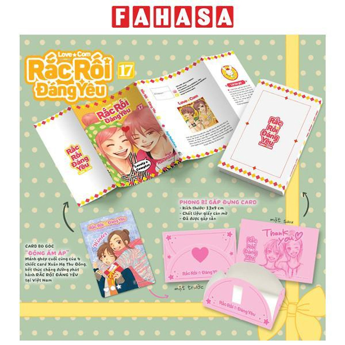 Sách - Rắc Rối Đáng Yêu - Love Com - Tập 17 - Tặng Kèm Card Mùa Đông + Phong Bì Đựng Card