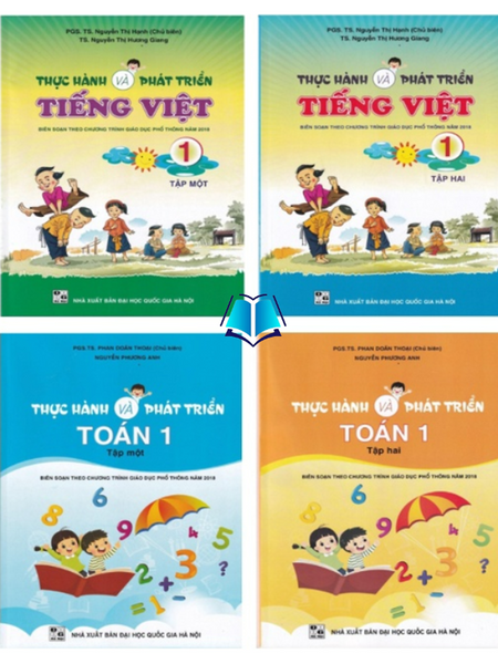 Sách - Thực Hành Và Phát Triển Năng Lực Toán + Tiếng Việt Lớp 1 (Theo Chương Trình Gdpt 2018)