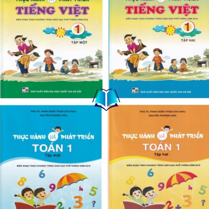 Sách - Thực Hành Và Phát Triển Năng Lực Toán + Tiếng Việt Lớp 1 (Theo Chương Trình Gdpt 2018)