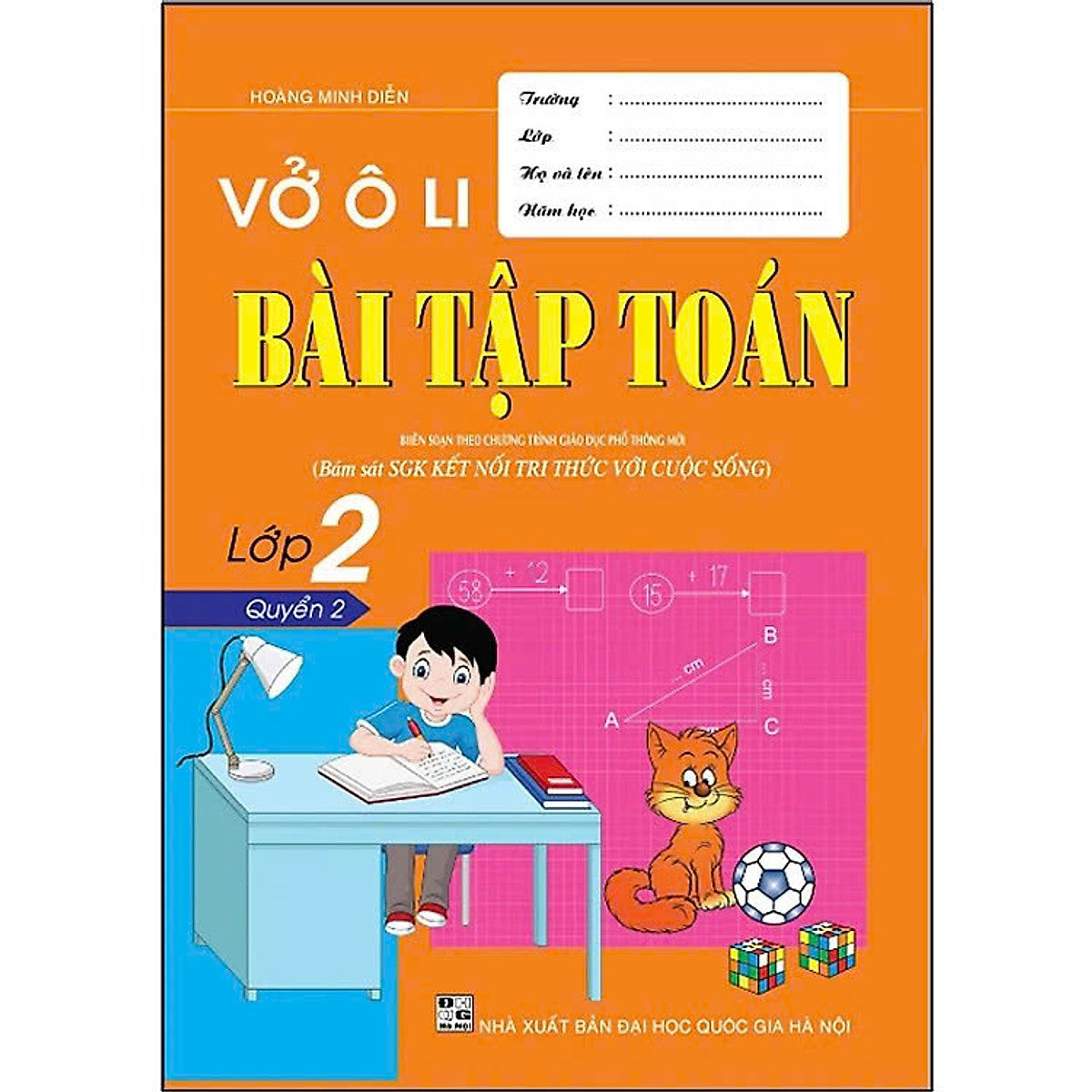 Sách -  Vở Ô Li Bài Tập Toán 2 - Quyển 2 (Bám Sát Sgd - Kết Nối Tri Thức)