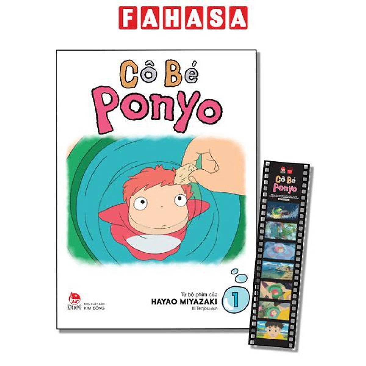 Sách - Cô Bé Ponyo - Tập 1 - Tặng Kèm Filmstrip