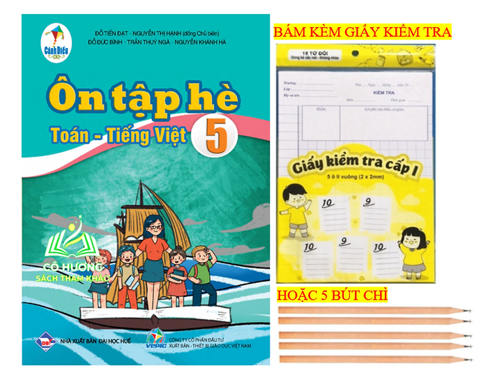 Sách - Ôn Tập Hè Toán – Tiếng Việt 5 (Cánh Diều)