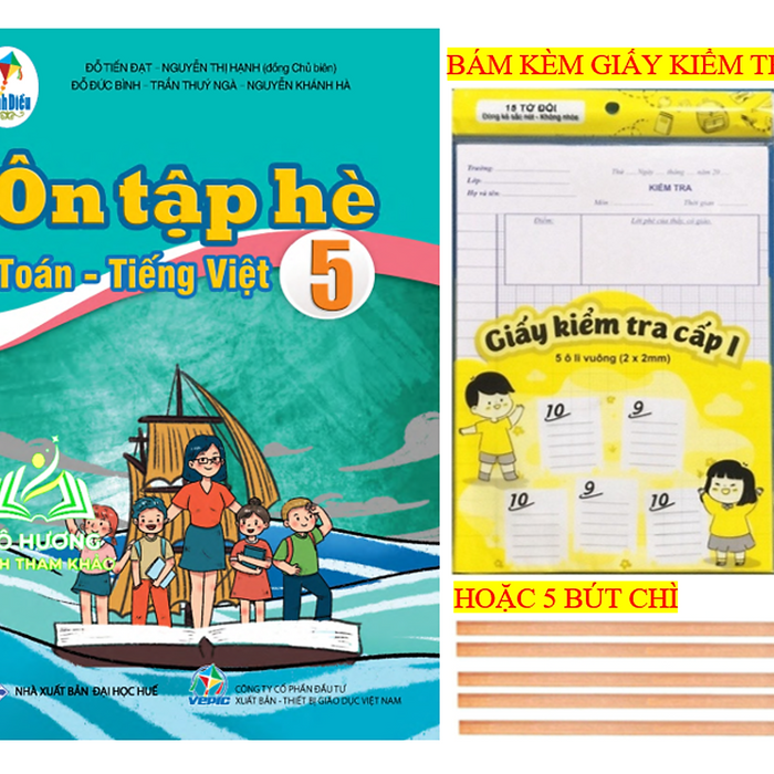 Sách - Ôn Tập Hè Toán – Tiếng Việt 5 (Cánh Diều)