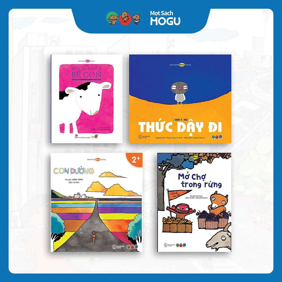 Truyện Ehon Bé 3-4-5 Tuổi - Bộ 4 Cuốn Tư Duy Sáng Tạo