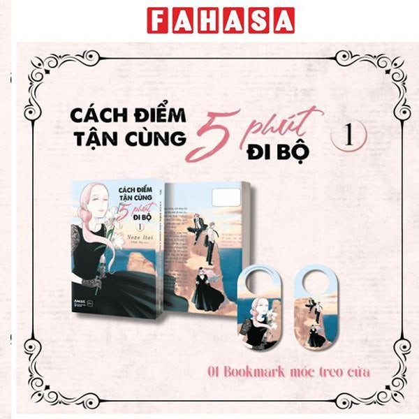Sách - Cách Điểm Tận Cùng 5 Phút Đi Bộ - Tập 1 - Tặng Kèm Bookmark Móc Treo Cửa