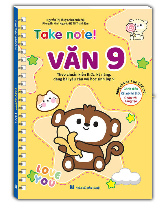 Take Note ! Văn 9 (Dùng Cho 3 Bộ Sgk Mới) (Bản Gáy Thường)