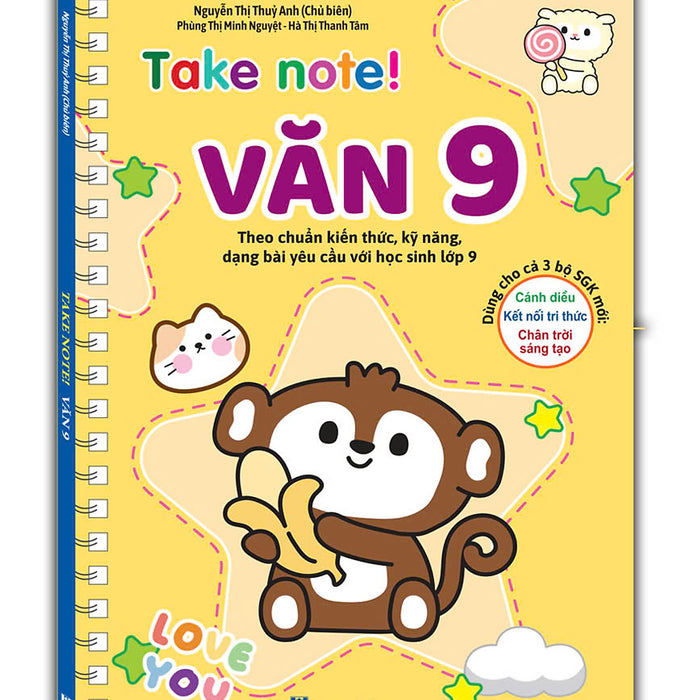 Take Note ! Văn 9 (Dùng Cho 3 Bộ Sgk Mới) (Bản Gáy Thường)