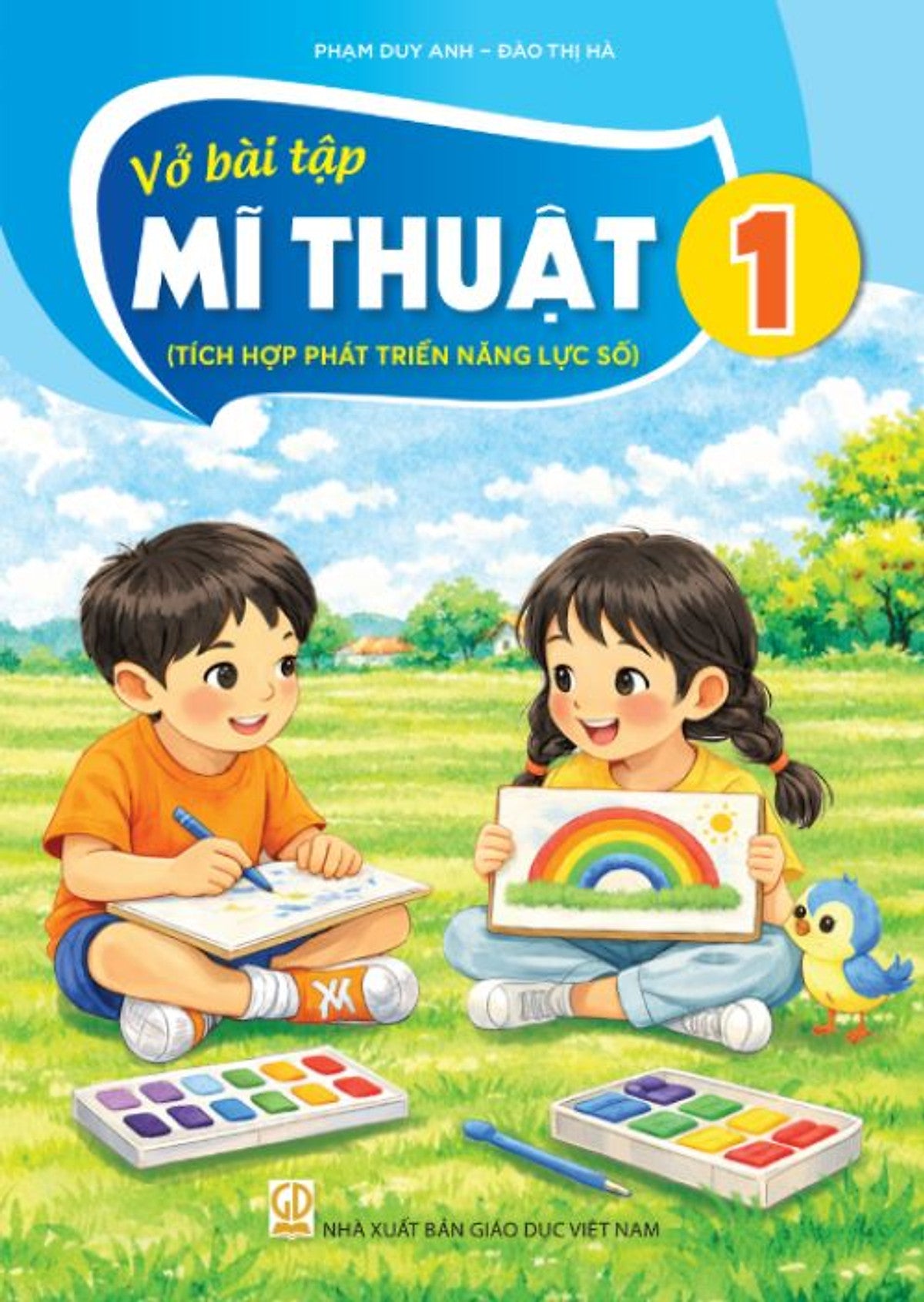 Sách Vở Bài Tập Mĩ Thuật 1- Tích Hợp Phát Triển Năng Lực Số (Kèm Nilon Bọc Sách, Nhãn Tên)