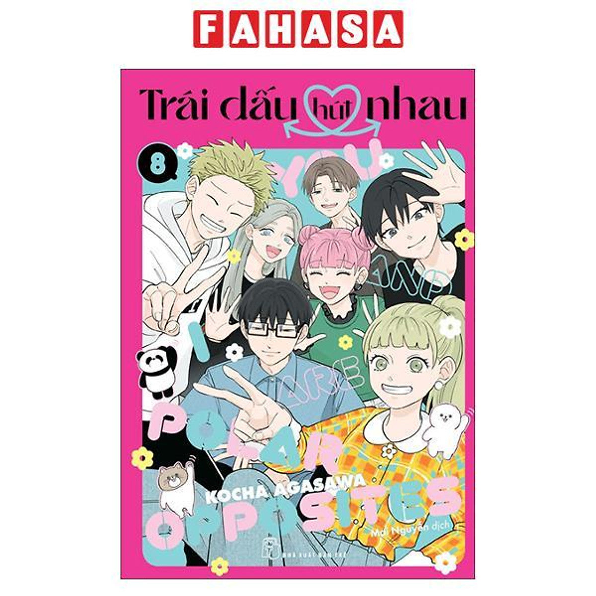 Sách - Trái Dấu Hút Nhau - Tập 8 - Tặng Kèm Sheet Sticker