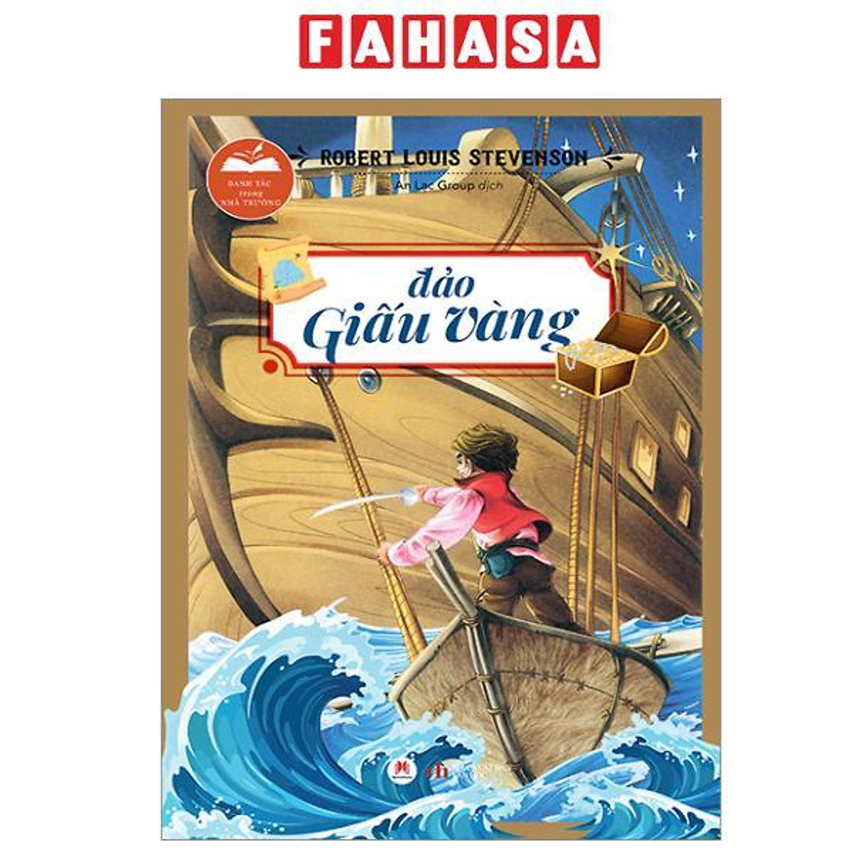 Sách - Danh Tác Trong Nhà Trường - Đảo Giấu Vàng (Tái Bản 2024)