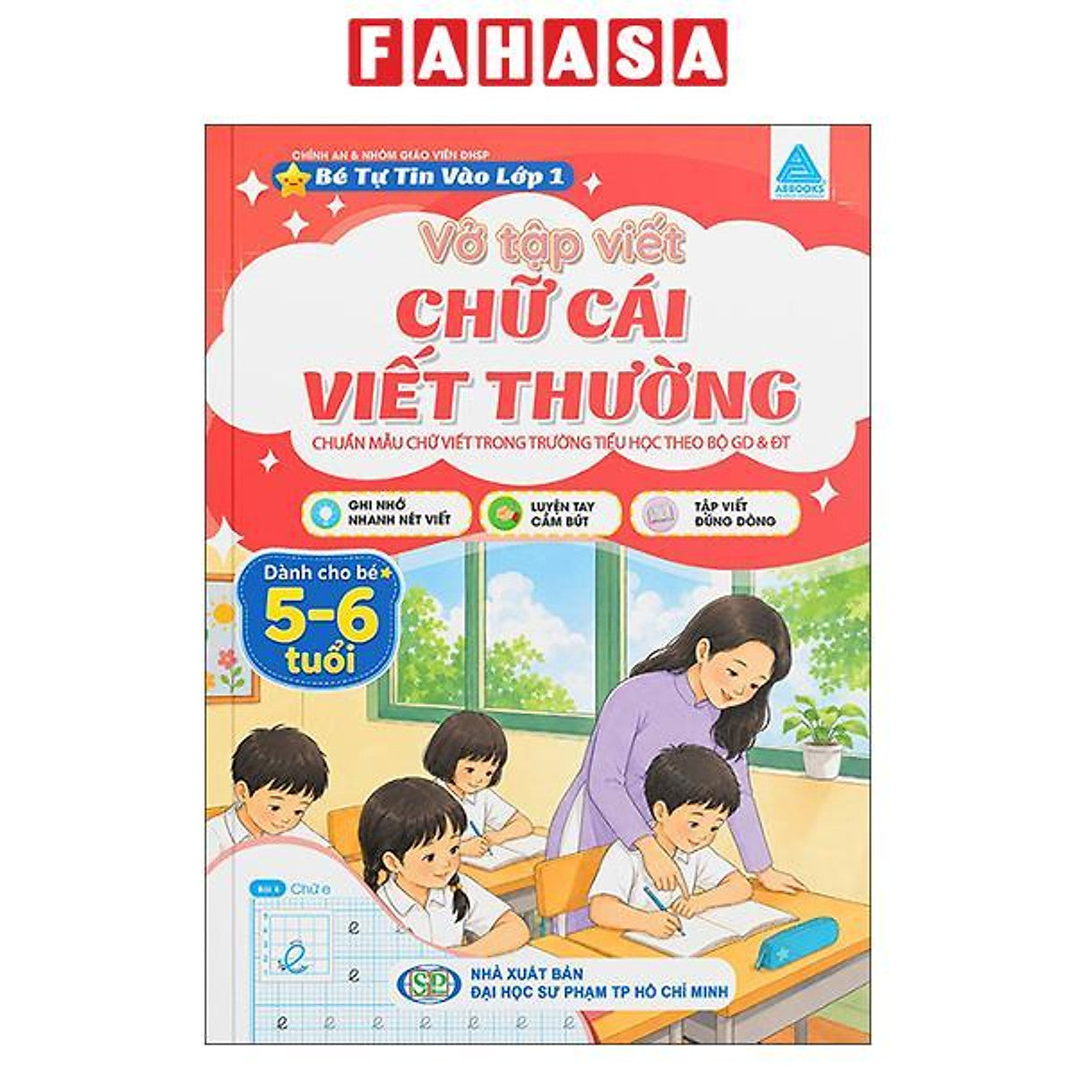 Sách - Bé Tự Tin Vào Lớp 1 - Vở Tập Viết - Chữ Cái Viết Thường
