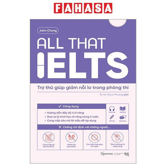 Sách - All That Ielts - Trợ Thủ Giúp Giảm Nỗi Lo Trong Phòng Thi