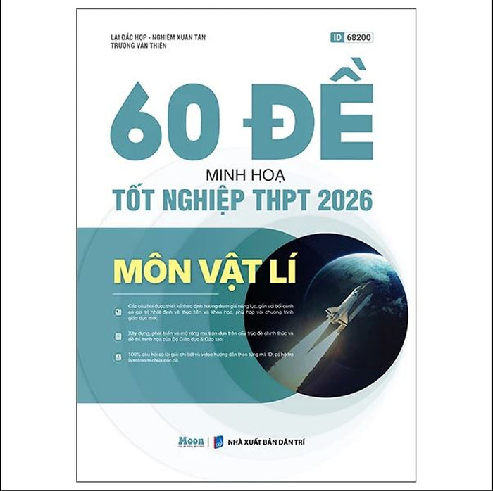 Sách 60 Đề Minh Họa Tốt Nghiệp Thpt 2026 - Môn Vật Lý
