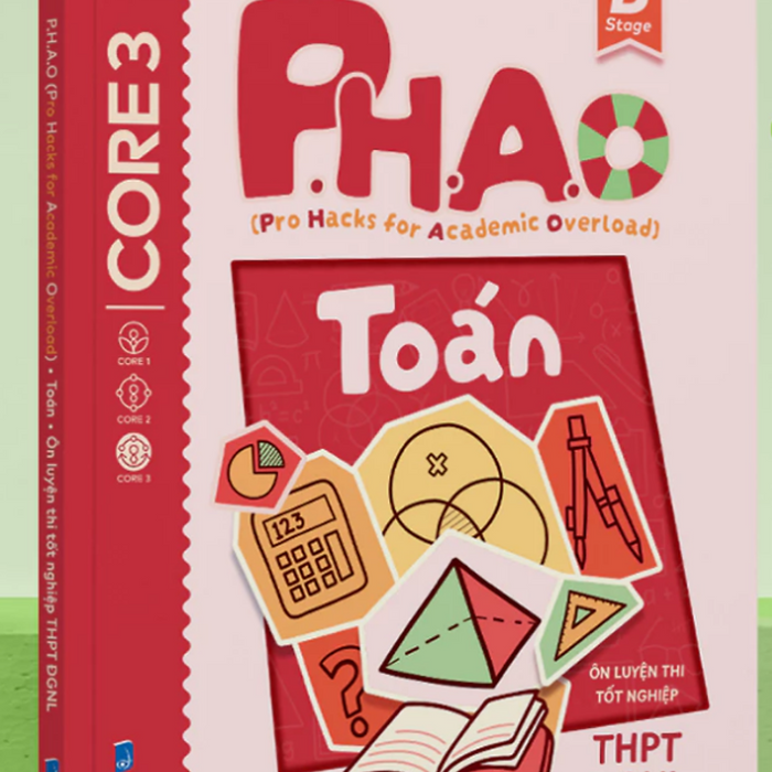 Sách - P.H.A.O Toán Ôn Luyện Thi Tốt Nghiệp Thpt, Đgnl