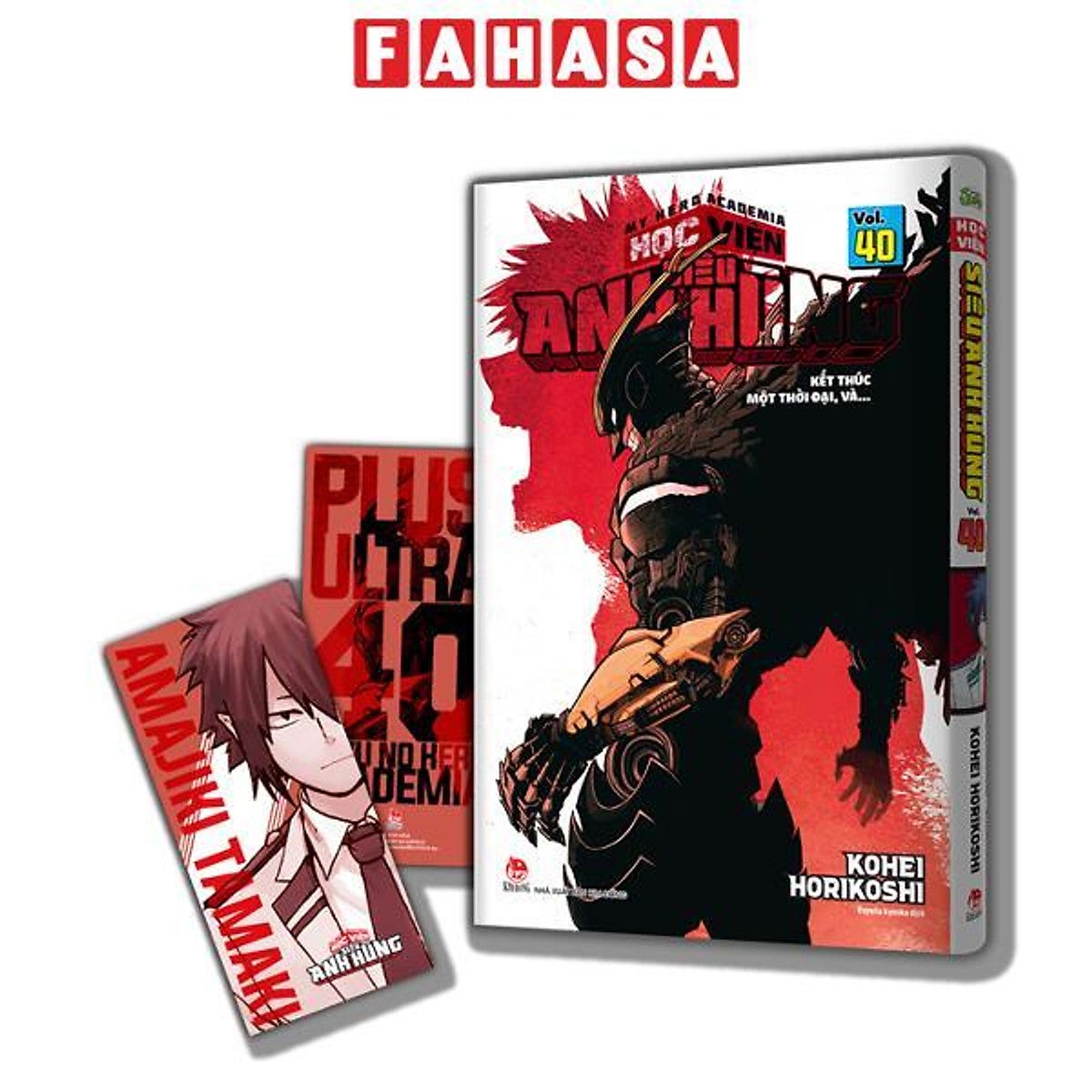 Sách - My Hero Academia - Học Viện Siêu Anh Hùng - Tập 40 - Kết Thúc Một Thời Đại, Và… - Tặng Kèm Bookmark