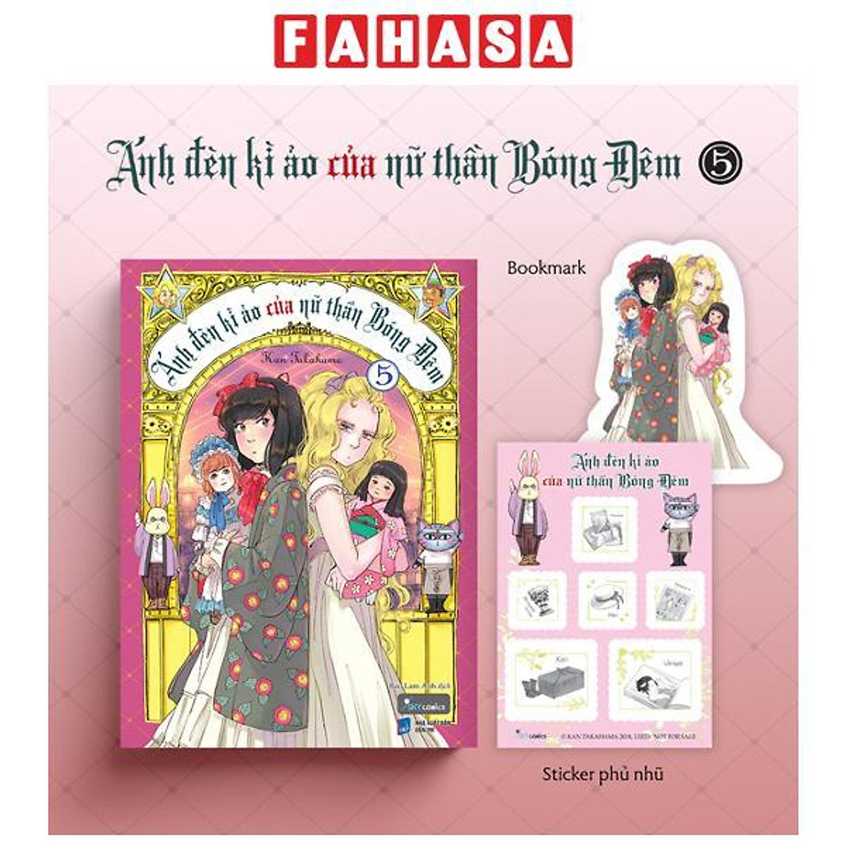 Sách - Ánh Đèn Kì Ảo Của Nữ Thần Bóng Đêm - Tập 5 - Tặng Kèm Bookmark Bồi Cứng + Sticker Phủ Nhũ