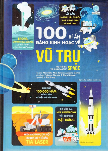 Sách 100 Bí Mật Kinh Ngạc - 100 Bí Ẩn Kinh Ngạc Về Vũ Trụ