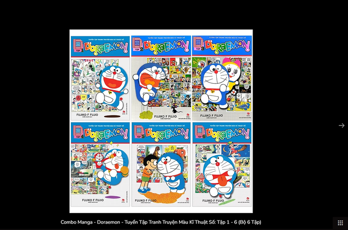 Truyện Tranh Doraemon Tuyển Tập Tranh Truyện Màu Kĩ Thuật Số Full 6 Tập (Chang Book)