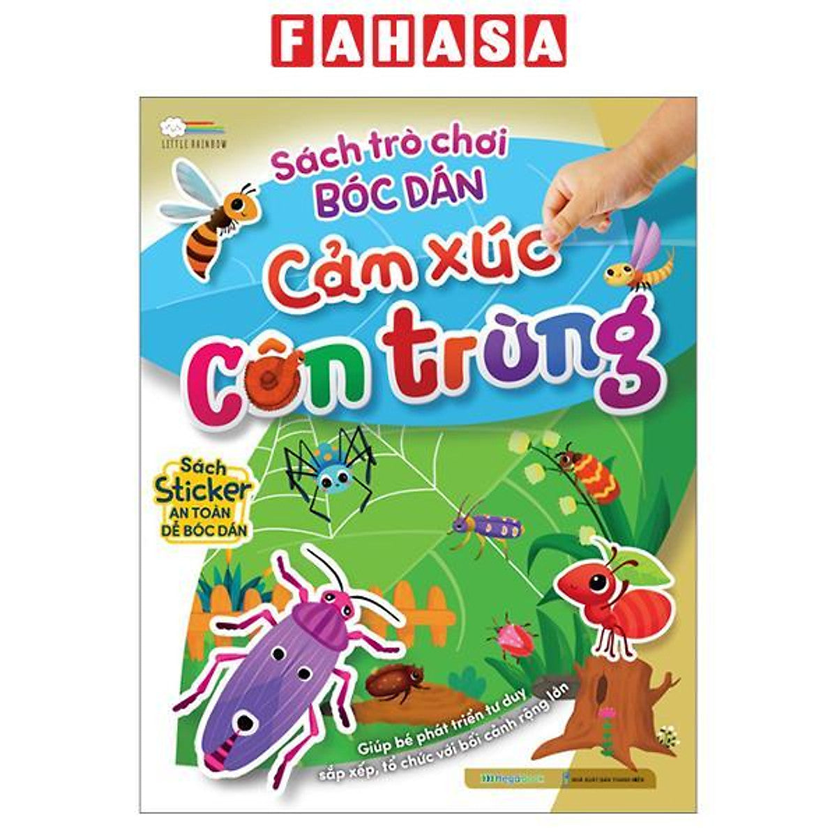 Sách - Sách Trò Chơi Bóc Dán Cảm Xúc - Côn Trùng