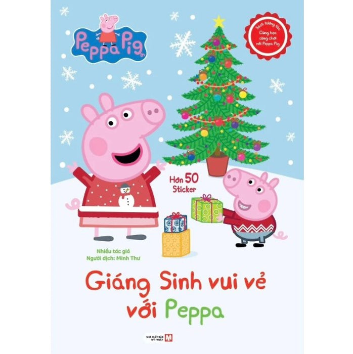 Sách Tương Tác - Cùng Học Cùng Chơi Với Peppa Pig - Giáng Sinh Vui Vẻ Với Peppa