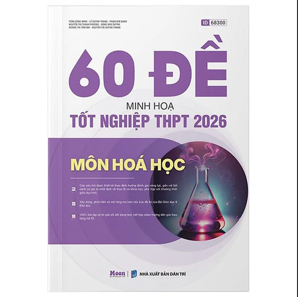 Sách 60 Đề Minh Họa Tốt Nghiệp Thpt 2026 - Môn Hóa Học