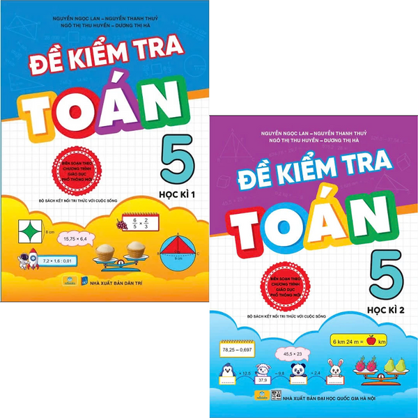 Sách - Đề Kiểm Tra Toán 5 - Bộ Sách Kết Nối