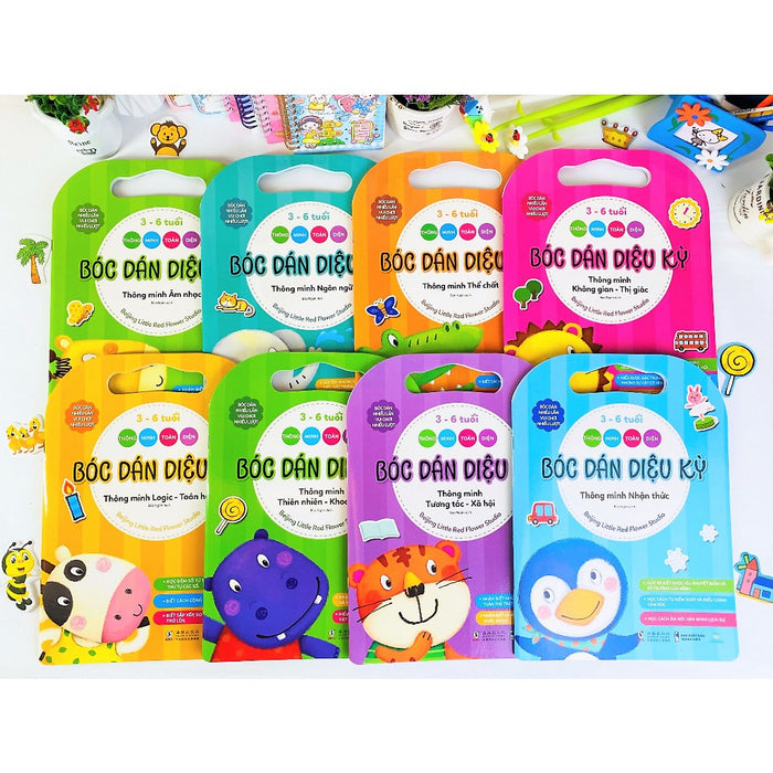 Sách - Bóc Dán Diệu Kỳ ( 3-6 Tuổi Thông Minh Toàn Diện ) - Ndbooks