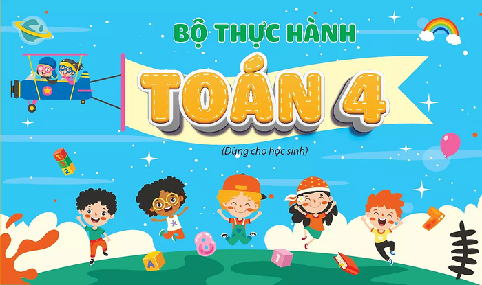 Sách - Bộ Thực Hành Toán Lớp 4  #Huongbook