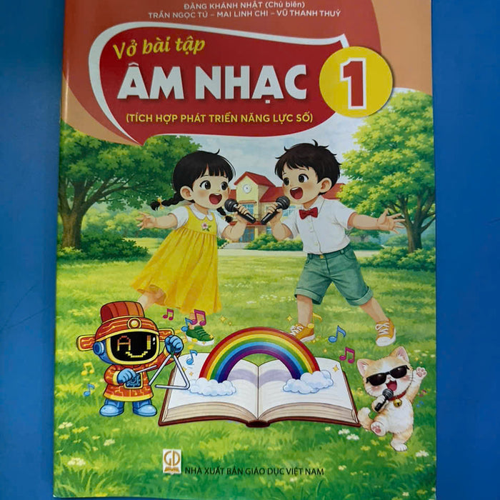 Sách Vở Bài Tập Âm Nhạc 1- Tích Hợp Phát Triển Năng Lực Số (Kèm Nilon Bọc Sách, Nhãn Tên)