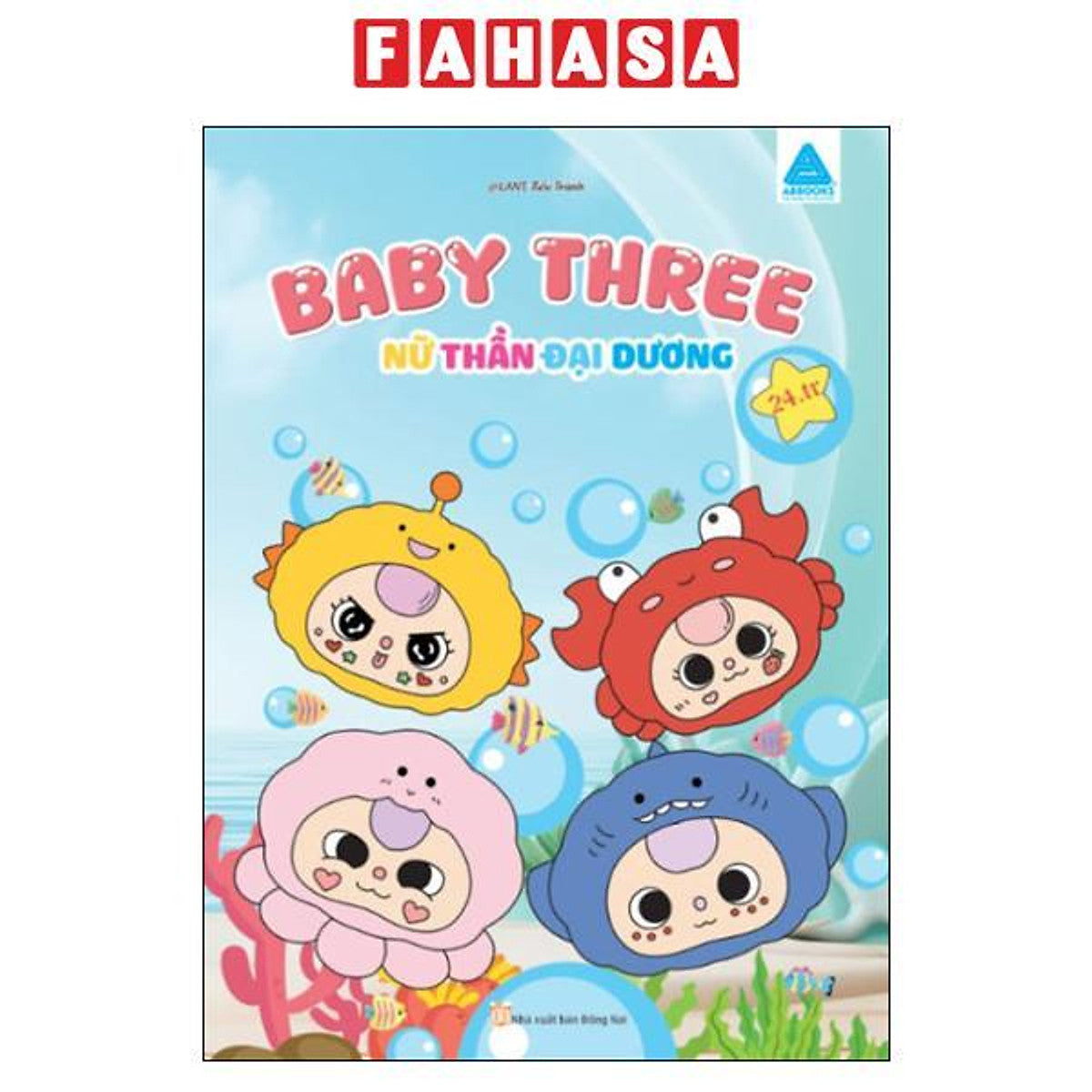 Sách - Baby Three Sách Tô Màu Nữ Thần Đại Dương