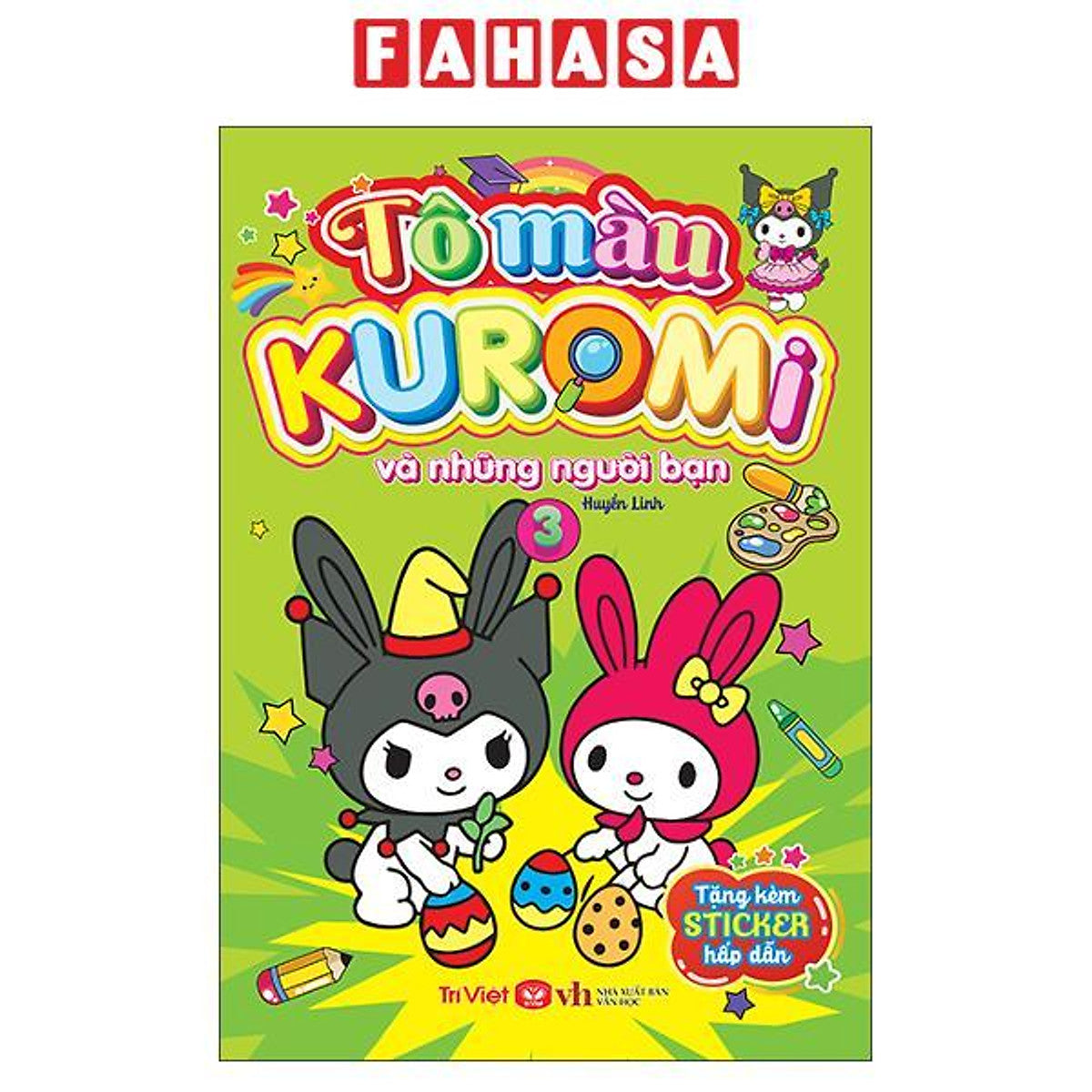 Sách - Tô Màu Kuromi Và Những Người Bạn - Tập 3