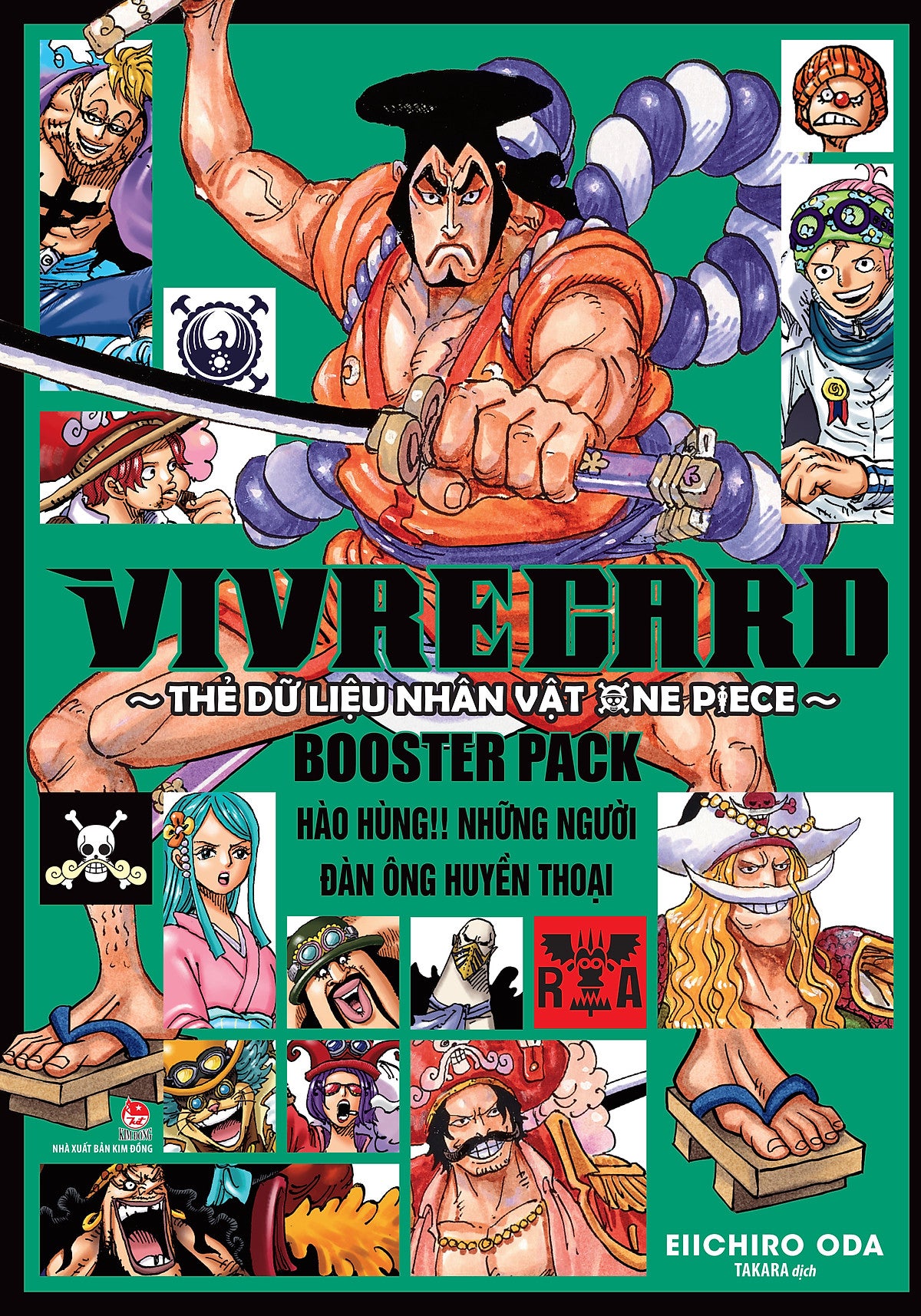 Vivre Card - Thẻ Dữ Liệu Nhân Vật One Piece Booster Pack - Hào Hùng!! Những Người Đàn Ông Huyền Thoại