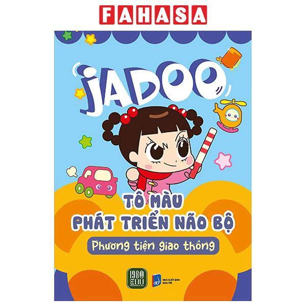 Sách - Jadoo Tô Màu Và Phát Triển Não Bộ - Phương Tiện Giao Thông